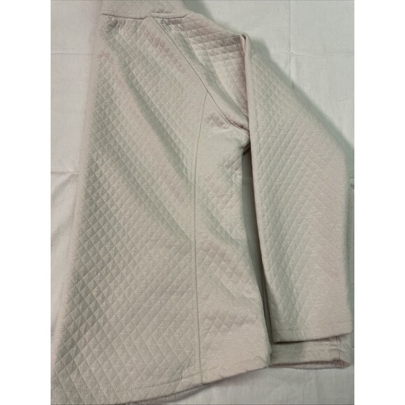 Victory Outfitters Women’s Large Pullover Quilted Jacket Cream Minimalist - Picture 9 of 9